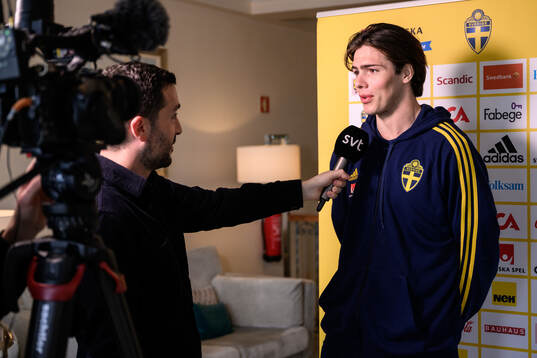 goalkeeper Jacob Widell Zetterström of the Swedish men's