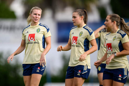 Josefin Rybrink, Hanna Wijk and Felicia Saving of the