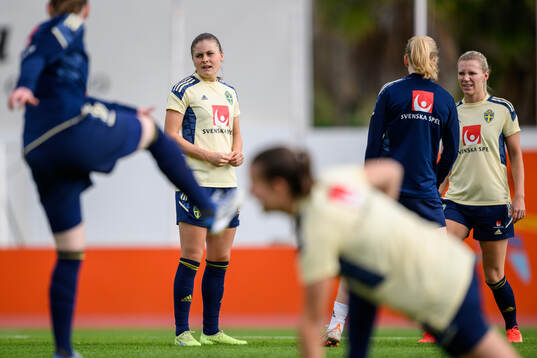 Hanna Wijk of the Swedish women's football national team at