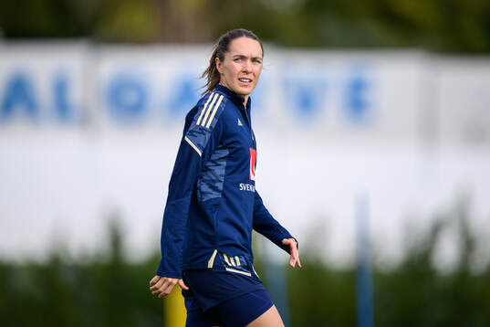 Felicia Rogic of the Swedish women's football national team