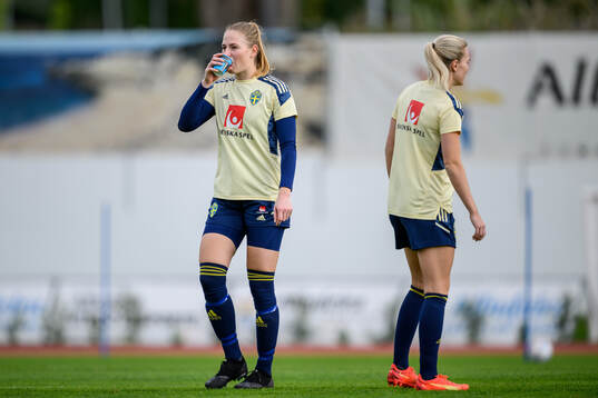 goalkeeper Tove Enblom of the Swedish women's football