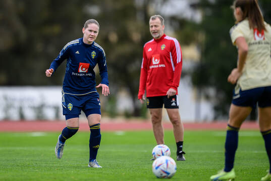 Linn Vickius of the Swedish women's football national team