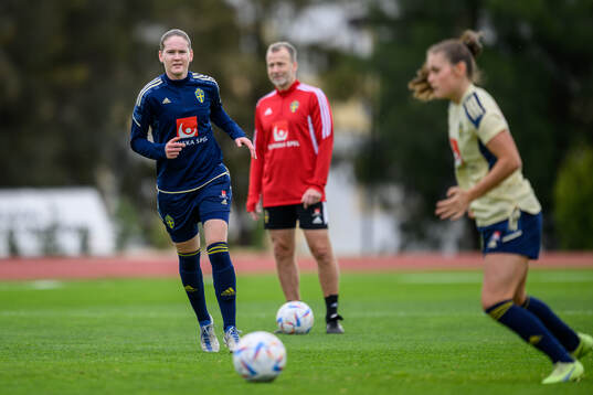 Linn Vickius of the Swedish women's football national team