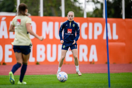 Anna Sandberg of the Swedish women's football national team