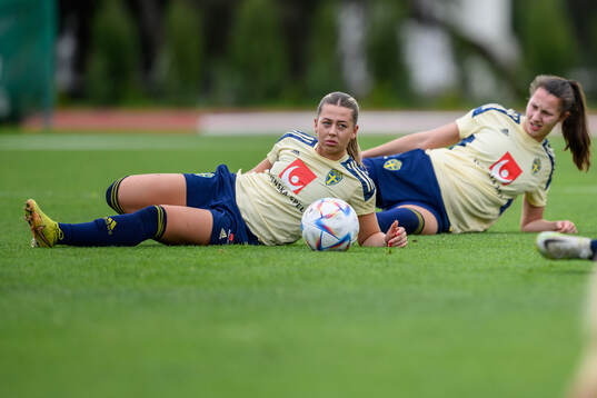 Cornelia Kapocs of the Swedish women's football national