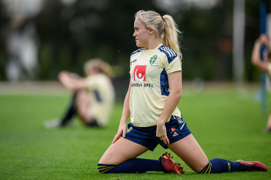Alva Selerud of the Swedish women's football national team