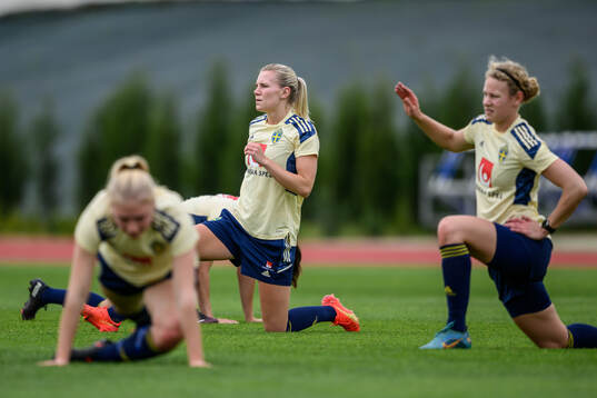 Josefin Rybrink of the Swedish women's football national