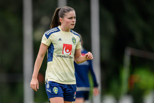 Hanna Wijk of the Swedish women's football national team at