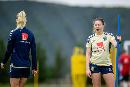 Fanny Andersson of the Swedish women's football national