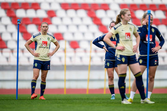 Jonna Andersson of the Swedish women's football national