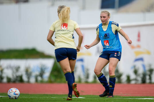 Stinalisa Johansson of the Swedish women's football