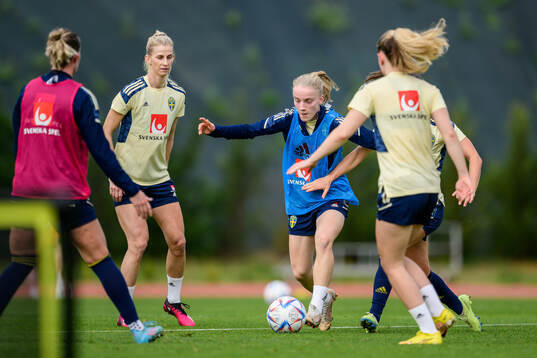 Anna Sandberg of the Swedish women's football national team