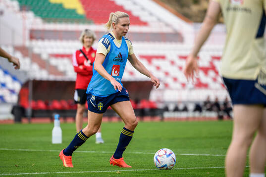 Jonna Andersson of the Swedish women's football national