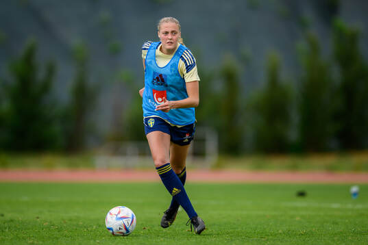 Elma Juntila Nelhage of the Swedish women's football