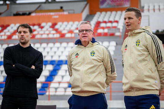 Per Bohman, Sportbladet, head coach Janne Andersson and