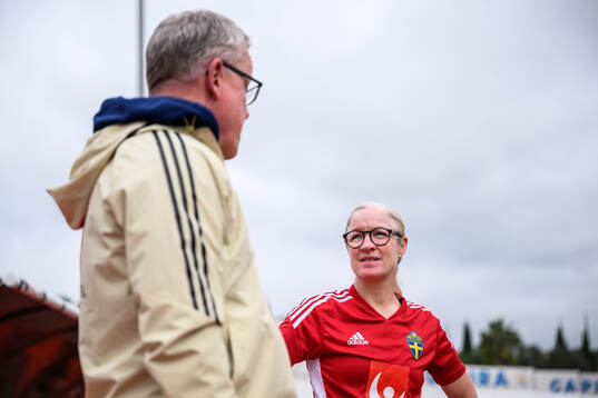 head coach janne Andersson of the Swedish men’s football