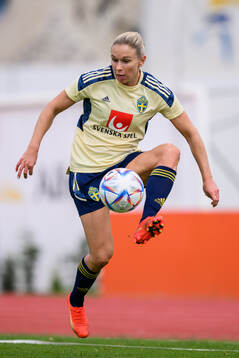 Jonna Andersson of the Swedish women's football national