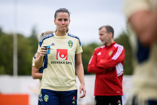 Josefin Harrysson of the Swedish women's football national