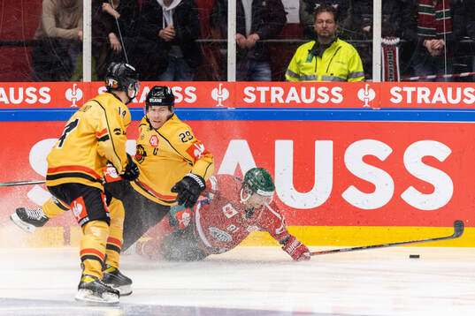 Erik Gustafsson of Luleå and Ryan Lasch of Frölunda