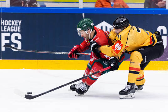 Anthony Greco of Frölunda  and Linus Fröberg of Luleå