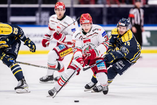 Modos Daniel Mannberg och Södertäljes Patrick Newell