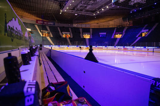 Interiör vy över Hovet