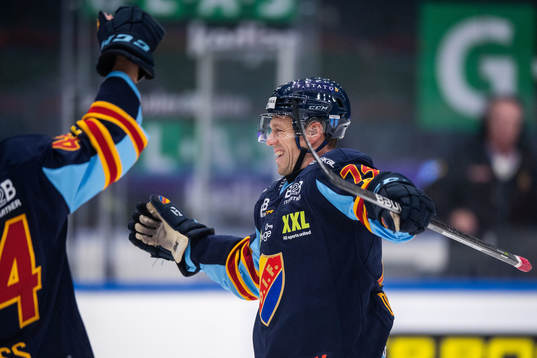 Djurgårdens Nicklas Danielsson jublar