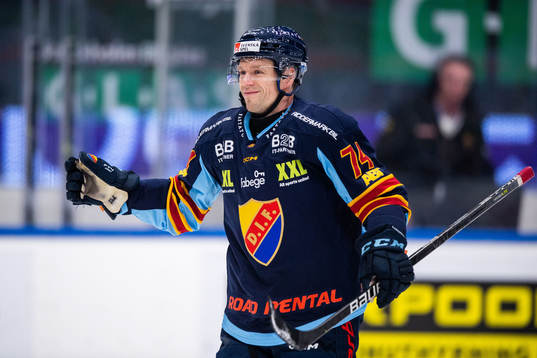 Djurgårdens Nicklas Danielsson jublar