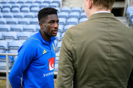 Josafat Mendes of the Swedish men's football national team