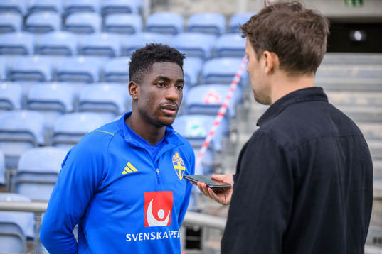 Josafat Mendes of the Swedish men's football national team