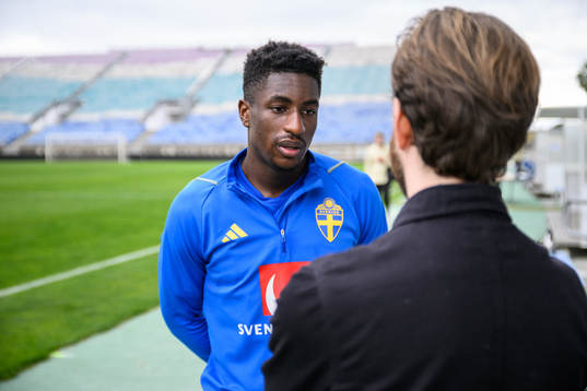 Josafat Mendes of the Swedish men's football national team