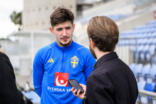 Armin Gigovic of the Swedish men's football national team