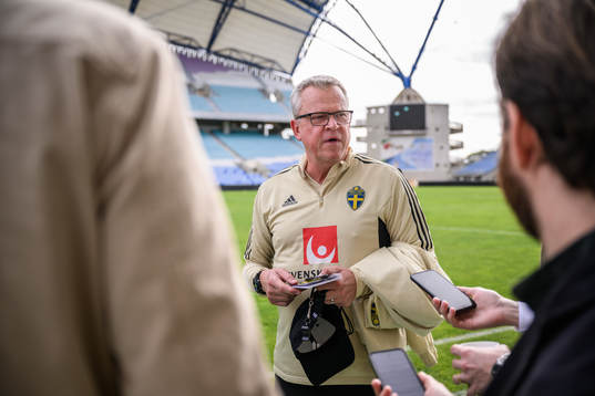 head coach Janne Andersson of the Swedish men's football