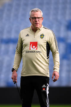 head coach Janne Andersson of the Swedish men's football