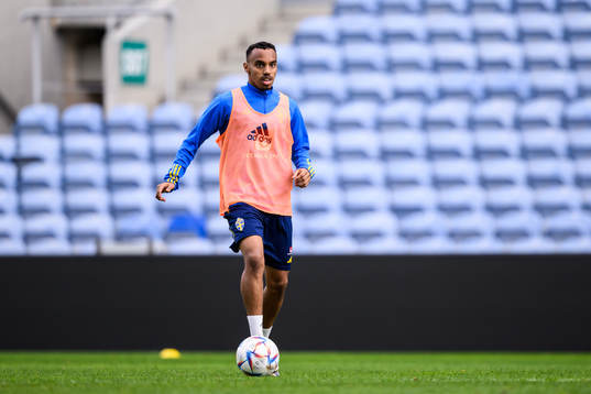 Bilal Hussein of the Swedish men's football national team