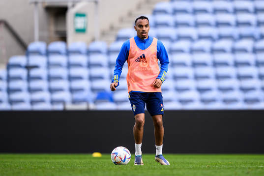 Bilal Hussein of the Swedish men's football national team