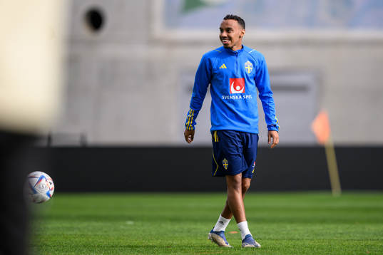 Bilal Hussein of the Swedish men's football national team