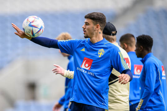 Edvin Kurtulus of the Swedish men's football national team
