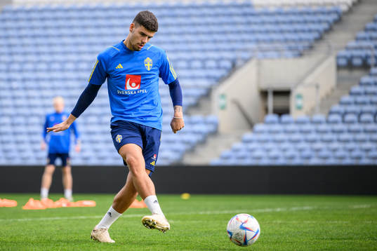 Edvin Kurtulus of the Swedish men's football national team