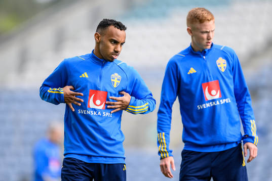 Bilal Hussein and Hugo Larsson of the Swedish men's