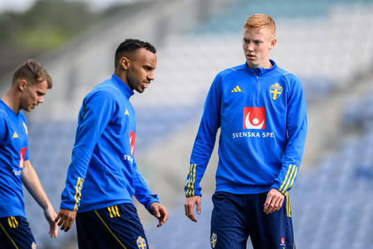 Bilal Hussein and Hugo Larsson of the Swedish men's
