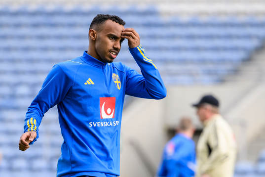 Bilal Hussein of the Swedish men's football national team