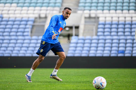 Bilal Hussein of the Swedish men's football national team