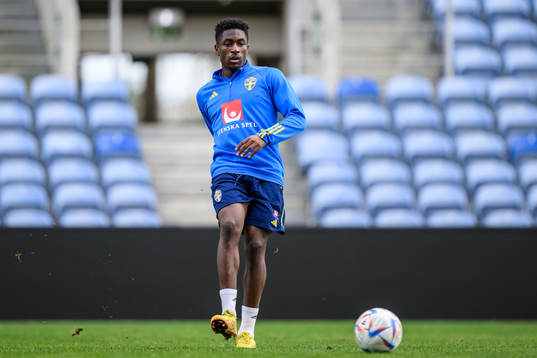Josafat Mendes of the Swedish men's football national team