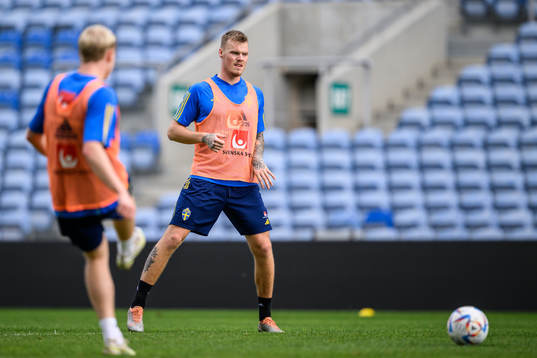 Victor Eriksson of the Swedish men's football national team