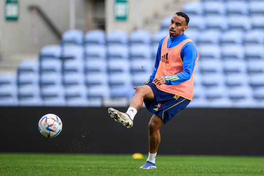 Bilal Hussein of the Swedish men's football national team
