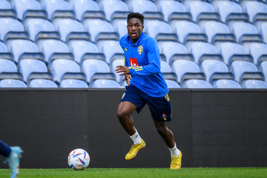 Josafat Mendes of the Swedish men's football national team