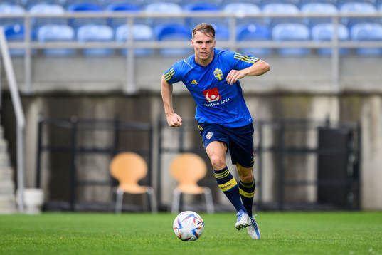 Elias Andersson of the Swedish men's football national team