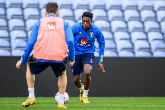 Josafat Mendes of the Swedish men's football national team