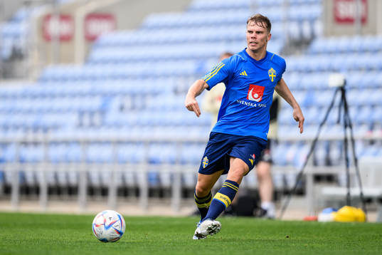 Elias Andersson of the Swedish men's football national team